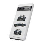 1966 Cobra Blue White Stripe Roadster Tough Phone Case Cover