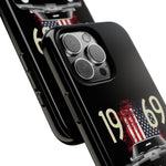 1969 Camaro SS American Flag Tough Phone Case Cover Gift Art