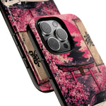 Pearl White NSX Phone Case, Cherry Blossom Torii Art Tough Cover
