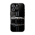 AE86 Phone Case, White 85 JDM Drift Icon Stripe Studio Cover