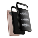 Silver Prelude Sports Coupe Tough Phone Case for JDM Fans