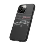 C3 Stingray Phone Case Black Sports Car Tough Cover Gift