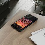 Silverado sunset truck Phone Case | Retro pickup silhouette