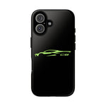 Lime Green C8 Corvette Phone Case for Chevy Fans, Tough Protective Cover