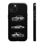 Silver Hakosuka Skyline Classic Sports Car Tough Phone Case for JDM Fans