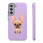 French Bulldog Bat Ears Kawaii Pet Dog Art Tough Phone Case