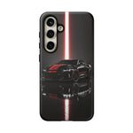 Camaro ZL1 Phone Case, Black Red Racing Stripe Studio Cover, Gift