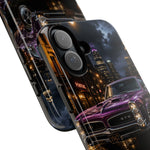67 GTO Phone Case Purple, Rainy City Night Muscle Car Tough Cover