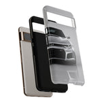 Silver Camaro Phone Case, ZL1 American Muscle Car Tough Cover for Men Gift
