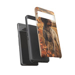 German Wirehaired Pointer Autumn Art Tough Phone Case