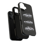 Silver Prelude Sports Coupe Tough Phone Case for JDM Fans