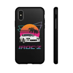 Retro IROC-Z Camaro phone case | 80s sunset palm car design