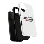 White C7 Z06 Phone Case for Chevy Vette Fans, Tough Cover