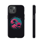 Great Dream Wave Circular Badge Vaporwave Phone Case – Japanese Aesthetic