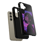 Melancholy Anime Girl Phone Case Vaporwave Tough Case
