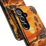 Orange Corvette C3 Stingray Sunset Palms Phone Case