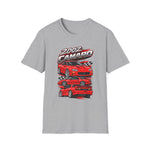 2002 Camaro Racing Graphic T-Shirt | Red Muscle Car, Checkered Flag