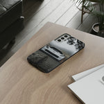 C7 Z06 Corvette Phone Case, White Foggy Country Road Cover