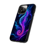 Neon Seahorse Phone Case | Tough Protective Case