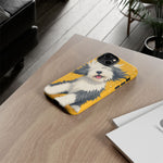 Sheepdog Hair Flip Phone Case Funny Dog Lover Gift
