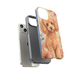 Miniature Poodle Whimsical Watercolor Art Tough Phone Case
