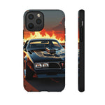 Firebird Trans Am Black Gold Eagle Art Tough Phone Case