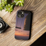 Temple Bell Sunset Phone Case Japan Zen Tough Case
