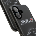 ZL1 Camaro phone case | tough phone case, black muscle car design