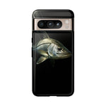 Snook Fishing Phone Case, Saltwater Portrait Black Cover, Gift