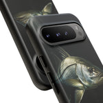 Snook Fishing Phone Case, Saltwater Portrait Black Cover, Gift