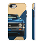 1970 Chevy Nova SS Marina Blue Tough Phone Case