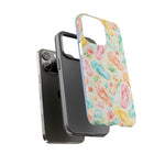 Watercolor Flip Flops pattern Tough Case | Beach Shells Phone Cover