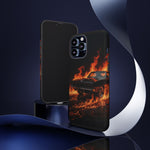 Black Charger Classic Muscle Flames Tough Phone Case Cover Gift