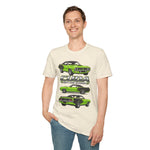 1971 Cuda 440 Muscle Car T-Shirt | Classic Barracuda Trio Illustration