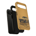 Antique Gold Fairlady Z Phone Case, Classic JDM Tough Cover