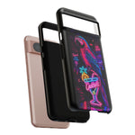 Neon Parrot Cocktails phone case | Tough Cases