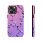 Chrome Thorn Vine Phone Case Vaporwave Tough Cover