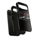 Black C5 Phone Case American Sports Car Tough Cover Gift