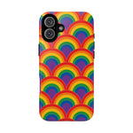 Rainbow Arch Stripe Retro Art Tough Phone Case