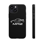 MR2 White Side Silhouette JDM Tough Phone Case Cover Gift