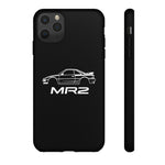 MR2 White Side Silhouette JDM Tough Phone Case Cover Gift