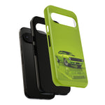 Green Cuda Muscle Car phone case for Gear Heads