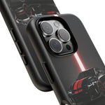 Camaro ZL1 Phone Case, Black Red Racing Stripe Studio Cover, Gift