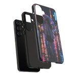 Lofi Anime Rain Street Art Tough Phone Case