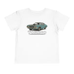 1970 Torino Fastback Toddler T-Shirt – Vintage Muscle Car Graphic Tee