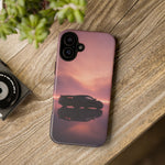C8 Corvette Silhouette Pastel Horizon Case