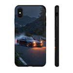 240SX JDM Drift Smoke Night Street Art Tough Phone Case