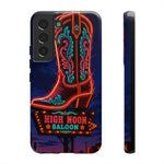 Neon Cowboy Boot phone case | High Noon Saloon design