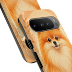 Pomeranian Tiny Fox Fluffy Art Tough Phone Case