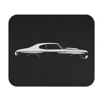 Muscle Car silhouette 1970 Chevelle Mouse Pad | Retro Chevy style
